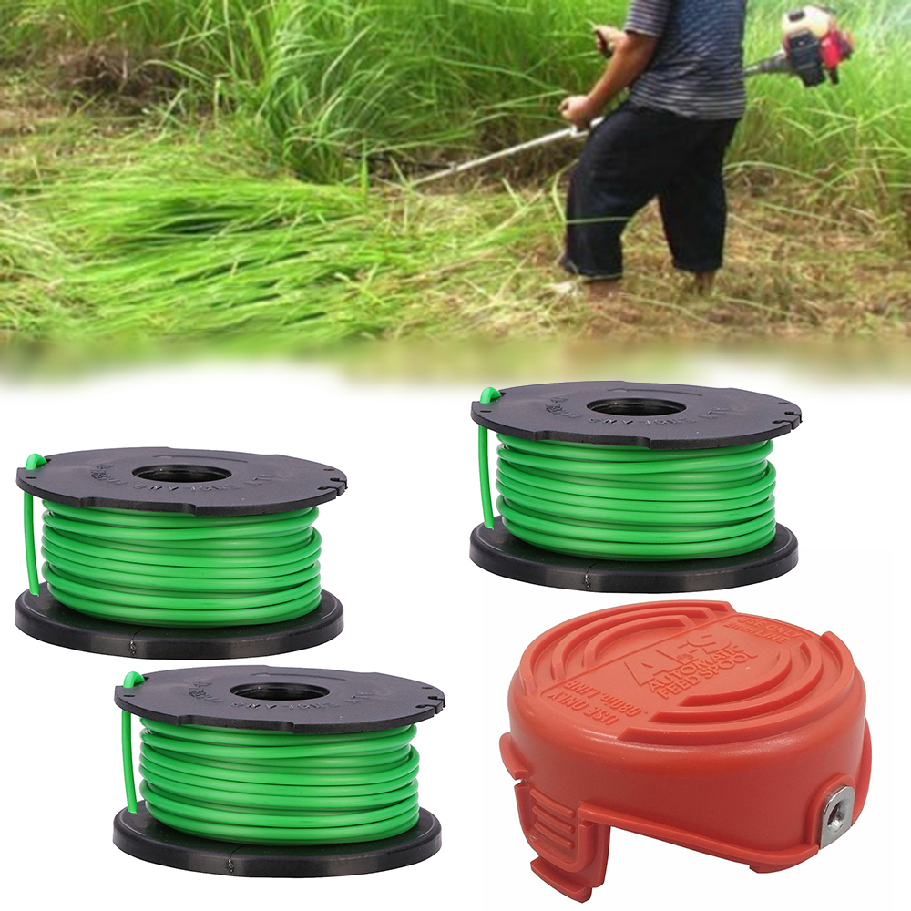 Tippet Line - 3pcs Trimmer Spool Line With Spool