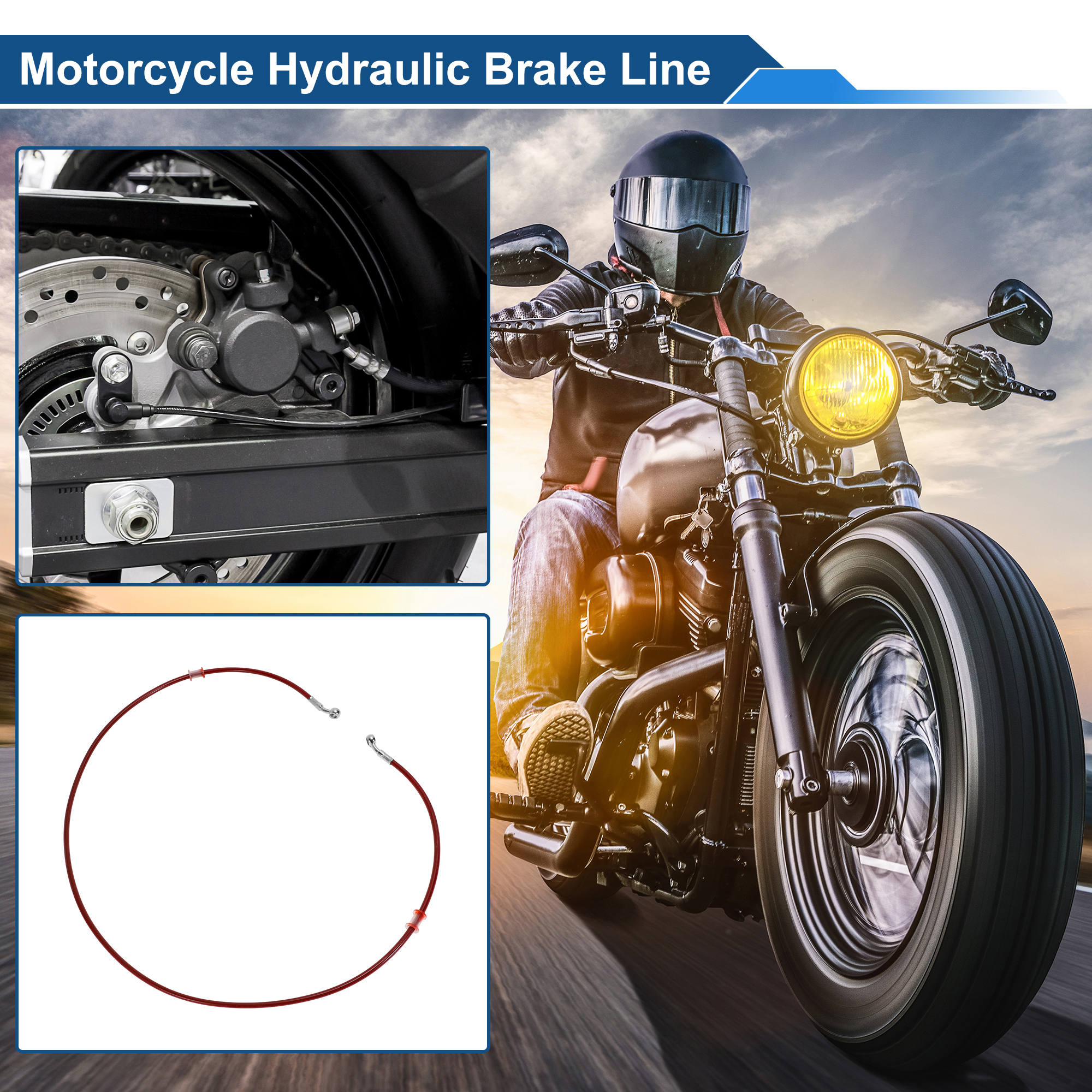 UXCELL 150cm Motorcycle Brake  – обзор и цена Braided Line