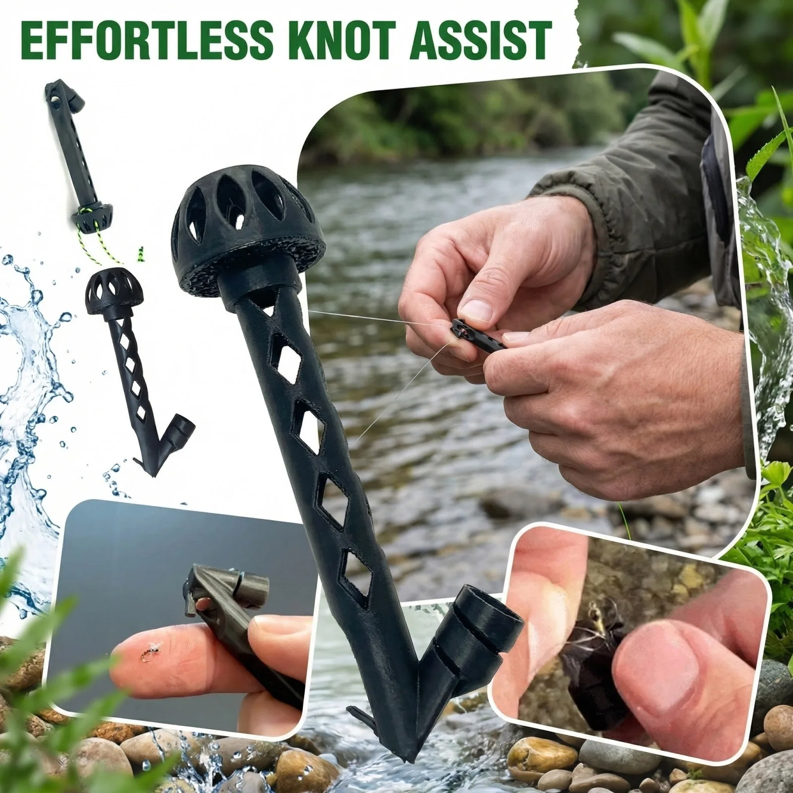 Magnetic Knot Tying Tool Flyin – обзор и цена Fishing Line Winder