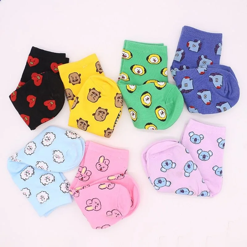 Kawaii BT21 Cartoon Socks Cute – обзор и цена Tippet Line