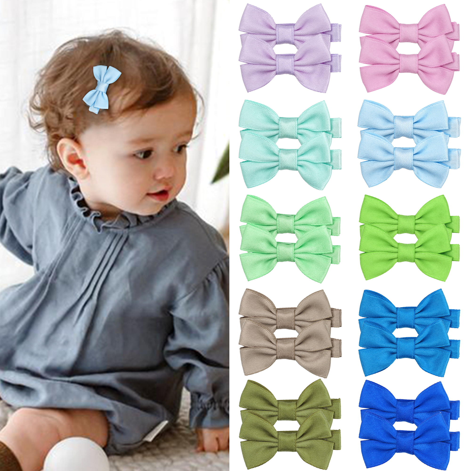 12/20 Pcs 2Inch Baby Hair Bows – обзор и цена Tippet Line