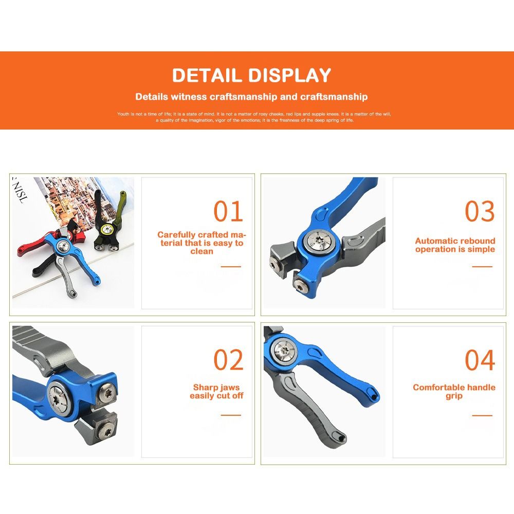 Aluminum Alloy Fishing Pliers  – обзор и цена Fishing Line Cutter