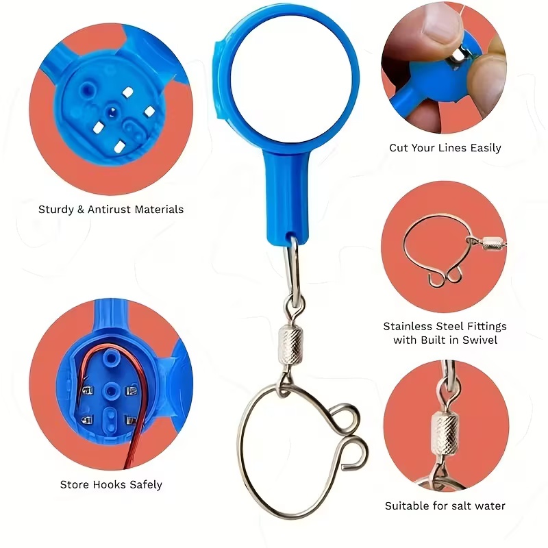 2pcs   Fishing Gadgets: Knotti – обзор и цена Fishing Line Dispenser
