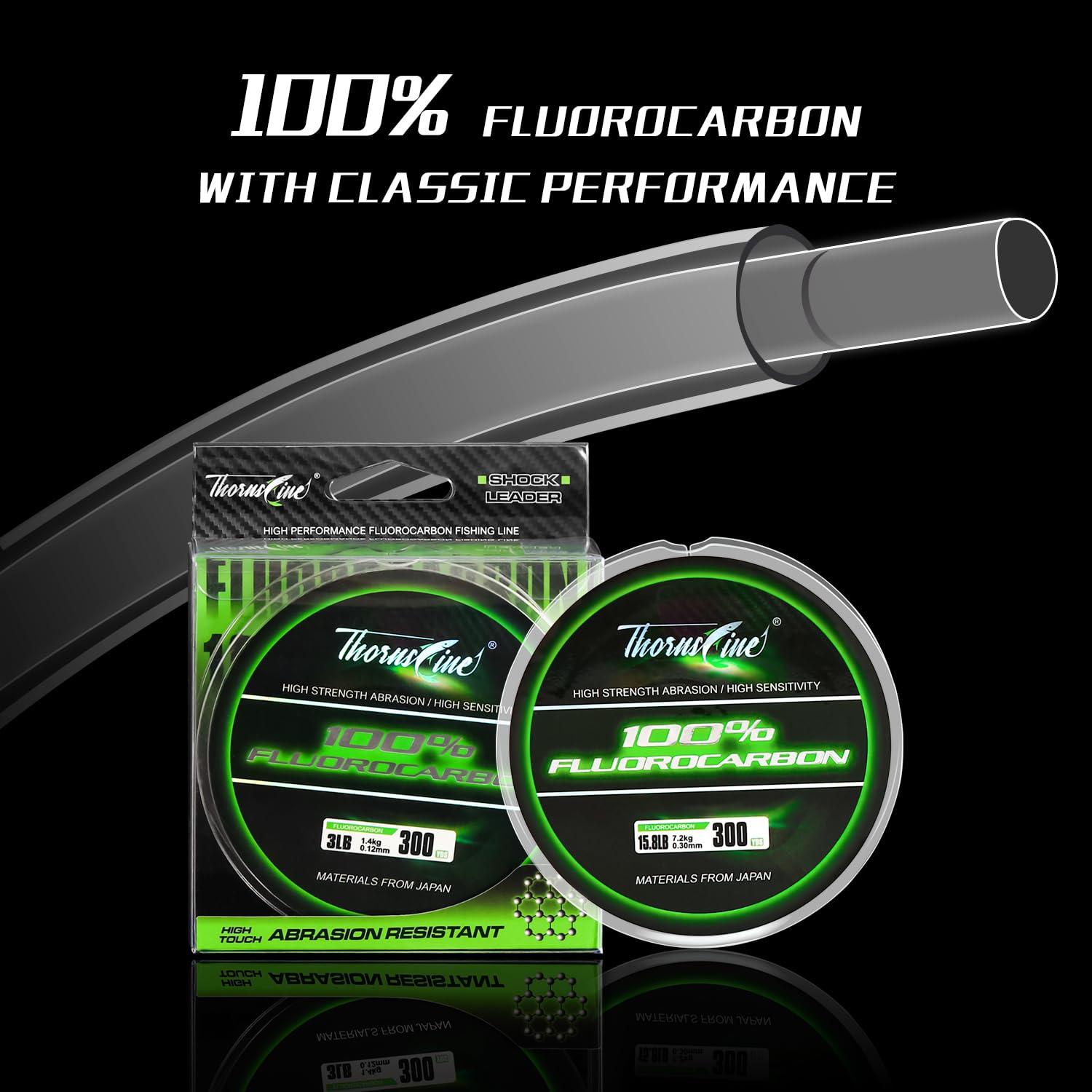 ThornsLine 100% Fluorocarbon F – обзор и цена Copolymer Line