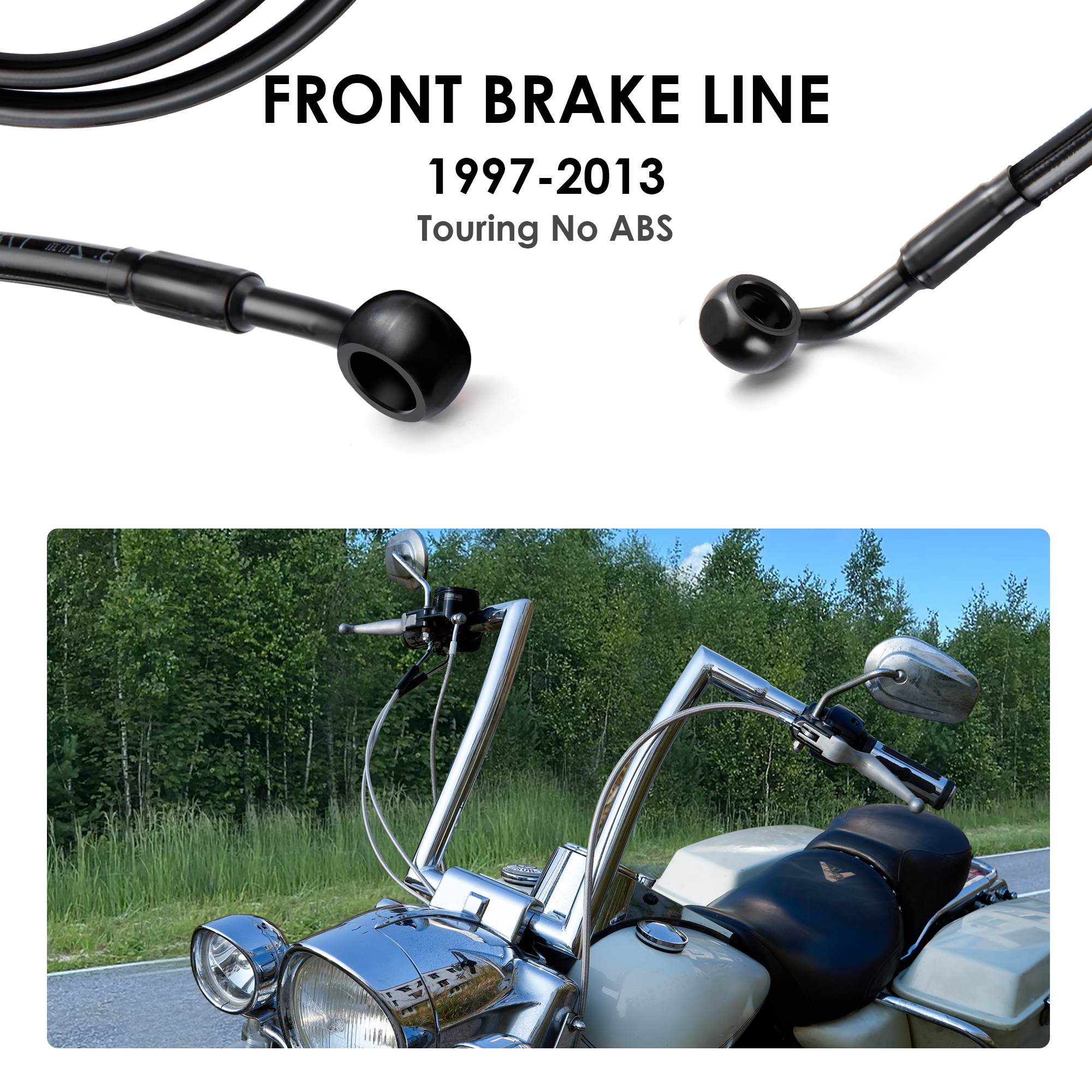 140/145/150CM Front Brake Line – обзор и цена Braided Line