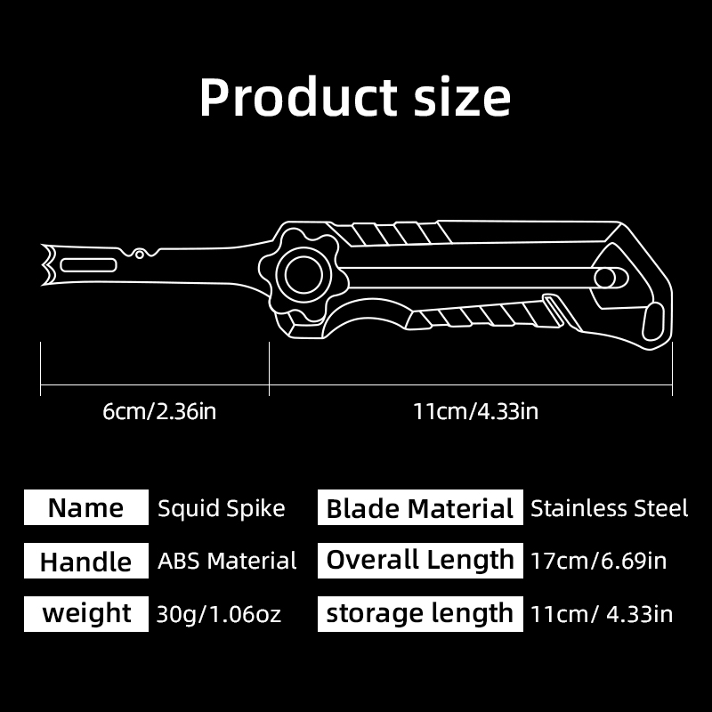 Squid Knife Stainless Steel Li – обзор и цена Freshwater Line