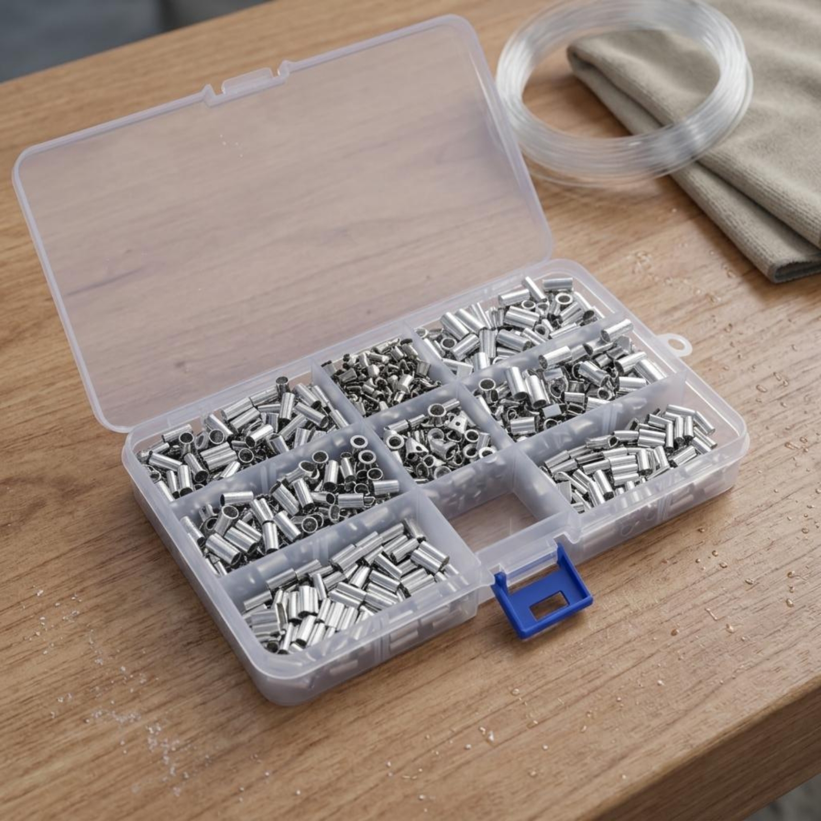 600 Pieces Fishing Line Crimp  – обзор и цена Leader Line