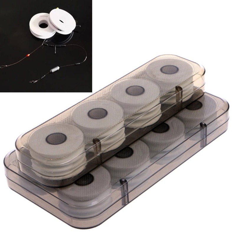 8/16Pcs Translucent Fishing Ta – обзор и цена Fishing Line Box