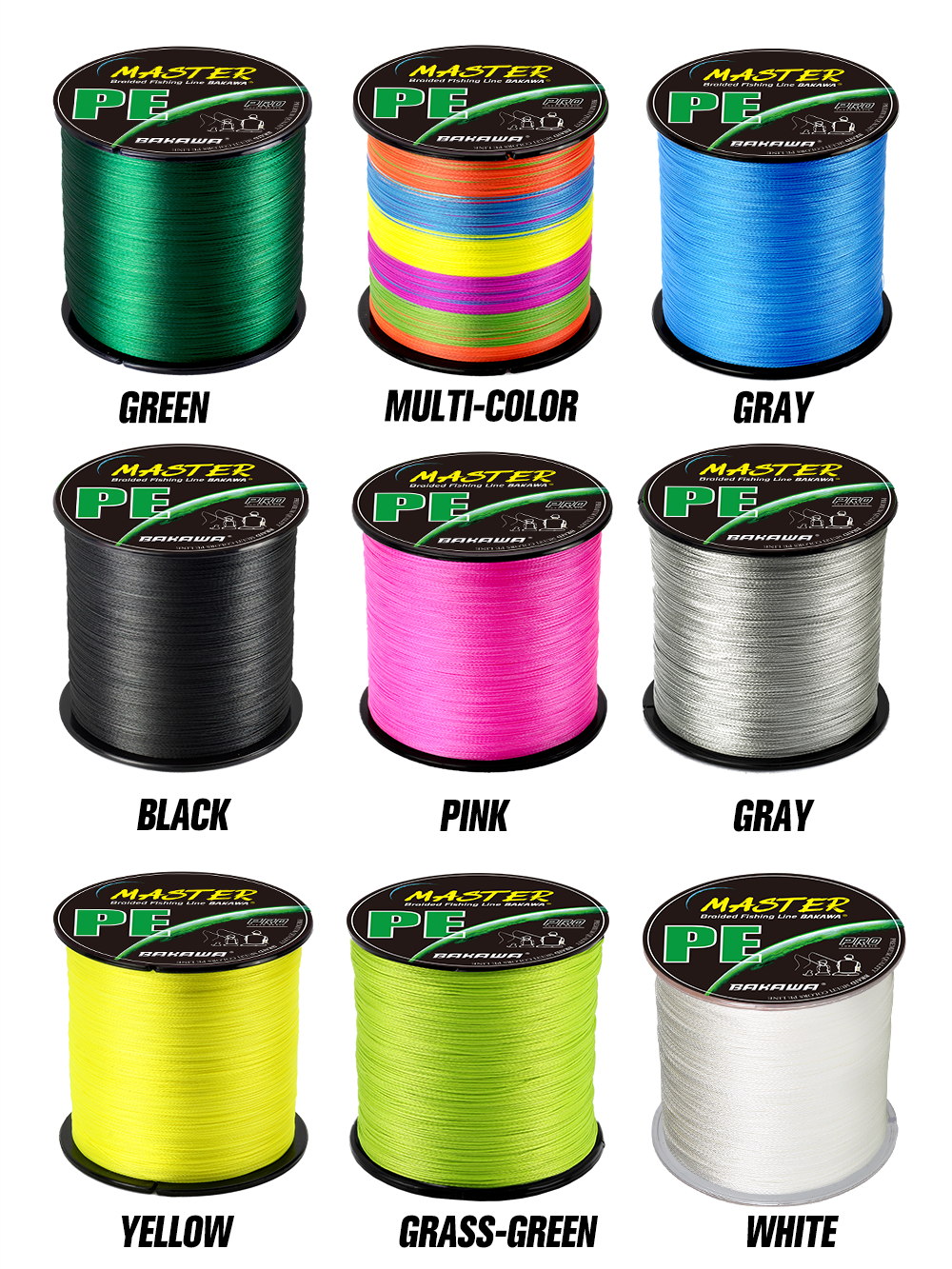 BAKAWA 4 Strands Braided PE Fi – обзор и цена Copolymer Line